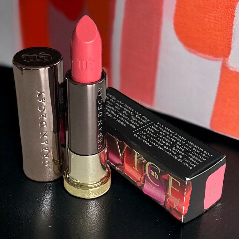Urban Decay Vice Lipstick Streak Pink Cream Full Size .11 oz